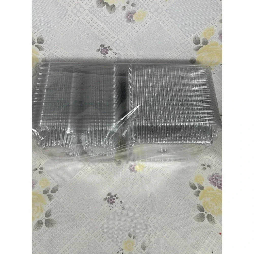 Resistant Cupcake Container  , 4-Compartment - 45 pcs Clear‎ Plastic